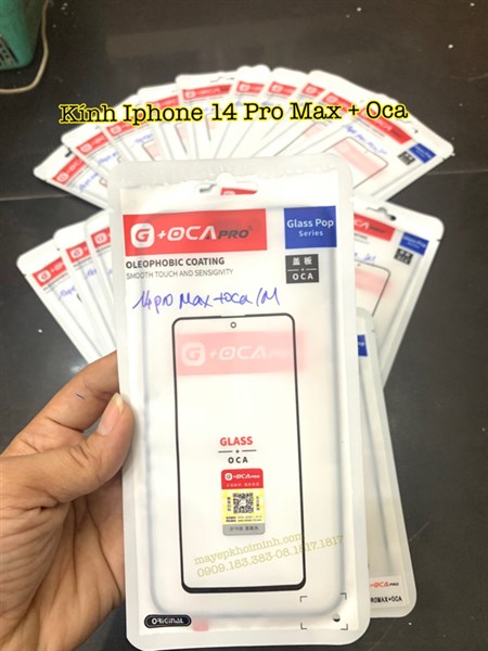 Kính + oca iphone 14 Pro Max ( G + OCA )